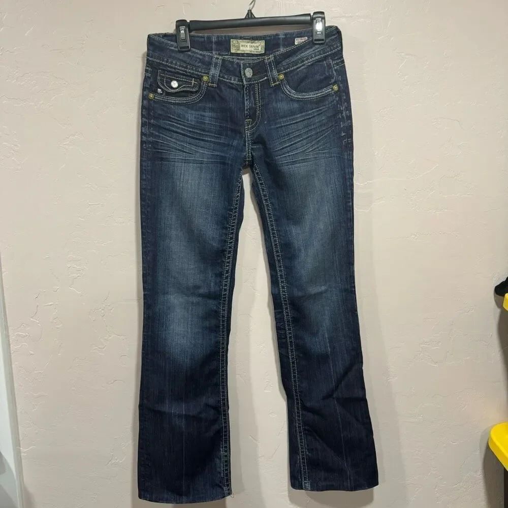 MEK Denim Baltimore Bootcut Jeans Medium Wash 28 X 34